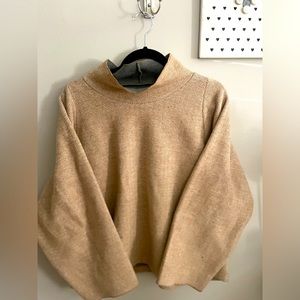 Madewell Tan Scowl Sweater